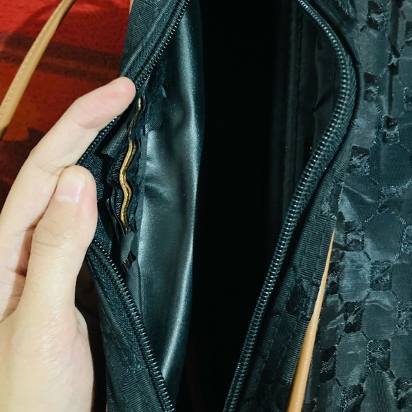 Imported Italian Black Hand Bag Genuine Contessa Da Vinci Di Roma - Picture 7 of 7